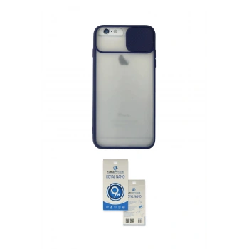 MARSİLYAN™- iPhone 6 Plus Kılıf Vadi Çizgi - Şeffaf Royal Nano Ekran Koruyucu