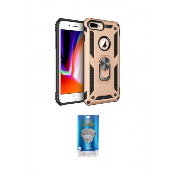 MARSİLYAN™- iPhone 7 Plus Kılıf Ahenk Klasik Koleksiyonu - Şeffaf Royal Nano Ekran Koruyucu