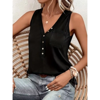 MARSiLYAN- Kadın Askılı önden Düğmeli Viskon Bluz