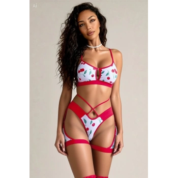 MARSiLYAN- Kadın Bacak Bantlı Kiraz Desenli Fantezi Jartiyer Takımı Seksi Şık İç Giyim Setihttps://www.lunalora.com/admin/catalogs/products#product_tab2
