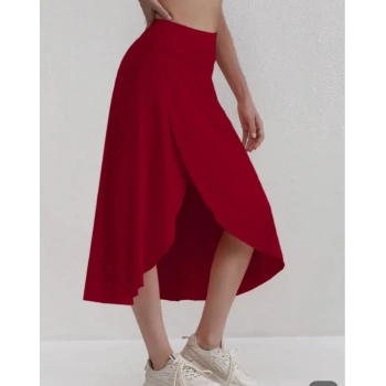 MARSiLYAN- Kadın Cep Detay Taytlı Sandy Etek