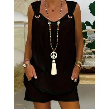 MARSiLYAN- Kadın Kolsuz V Yaka Kuş Gözü Detay Bluz Short Aerobin Ikili Takım