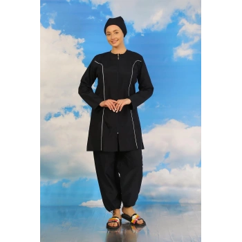 MARSiLYAN- Kadın Tam Tesettür Lacivert Mayo