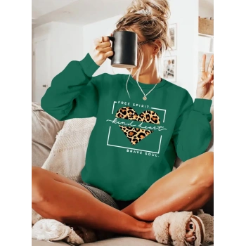 MARSiLYAN- Kadın Uzun Kollu Bisiklet Yaka Desenli Viskon Iki Iplik Bluz