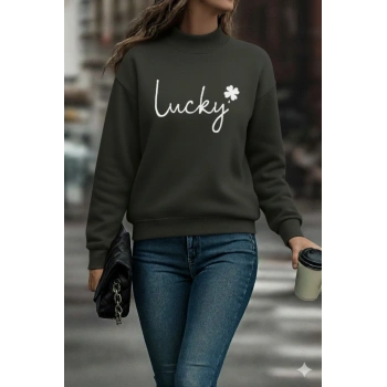 MARSiLYAN- Kadın Uzun Kollu Bisiklet Yaka Viskon Iki Iplik Bluz