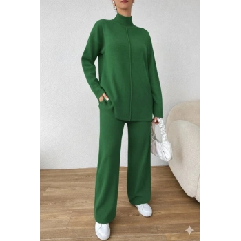 MARSiLYAN- Kadın Uzun Kollu Triko Ikili Takım