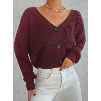 MARSiLYAN- Kadın Uzun Kollu üç Düğmeli Triko Hırka