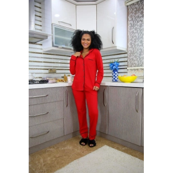 MARSiLYAN- Kadın Yılbaşı 2li Özel Kalp Kutulu Slip - Pijama Hediye Seti