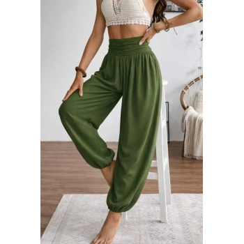 MARSiLYAN- Kadın Yüksel Bel Yoğun Büzgü Detaylı Aerobin Pantolon