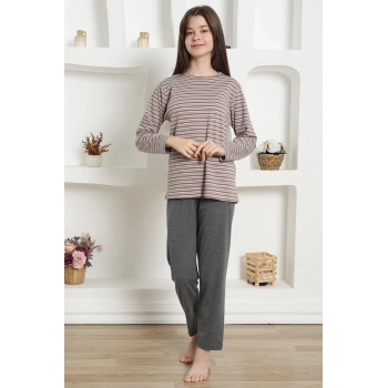 MARSiLYAN- Kız Çocuk Penye Pijama Takım