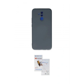 MARSİLYAN™- Mate 20 Lite Kılıf Ahenk Serisi - Siyah Seramik Nano Ekran Koruyucu