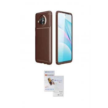 MARSİLYAN™- Mi 10T Lite Kılıf Eksen Form Prime - Siyah Seramik Nano Ekran Koruyucu