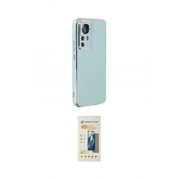 MARSİLYAN™- Mi 12T Pro Kılıf Yankı Serisi - Siyah 6D Mat Seramik Hayalet Nano Ekran Koruyucu