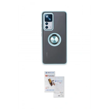 MARSİLYAN™- Mi 12T Pro Kılıf Yörünge Çizgi - Siyah Seramik Nano Ekran Koruyucu