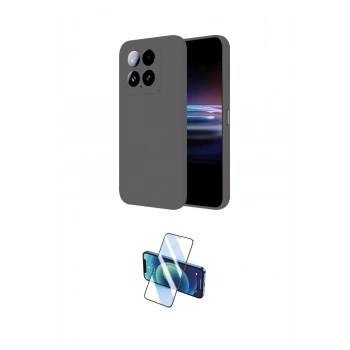 MARSİLYAN™- Mi 14T Pro Kılıf Ahenk Serisi - Siyah 3D Antistatik Seramik Nano Ekran Koruyucu