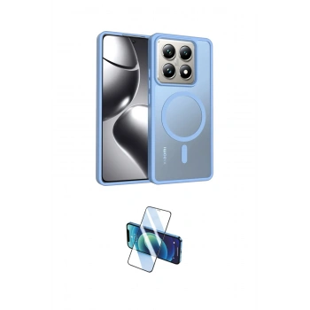 MARSİLYAN™- Mi 14T Pro Kılıf Siluet Minimal Prime - Siyah 3D Antistatik Seramik Nano Ekran Koruyucu