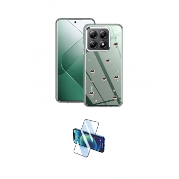 MARSİLYAN™- Mi 14T Pro Kılıf Yörünge Form - Siyah 3D Antistatik Seramik Nano Ekran Koruyucu