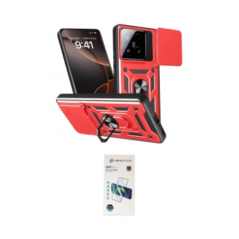 MARSİLYAN™- Mi 15T Kılıf Ahenk Klasik - Siyah 3D Antistatik Cam Ekran Koruyucu