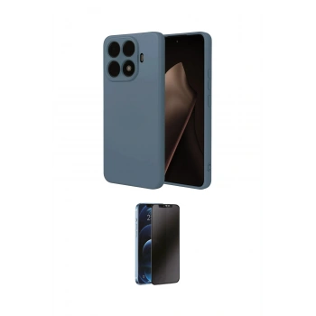 MARSİLYAN™- Mi 15T Pro Kılıf Ahenk Serisi - Siyah 3D Antistatik Hayalet Cam Ekran Koruyucu