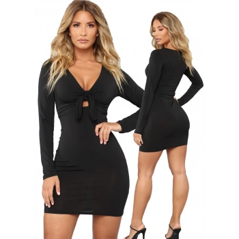 MARSiLYAN- Önden Bağlı Mini Elbise