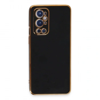 MARSİLYAN™- One Plus 9 Pro Kılıf Volet Silikon - Siyah