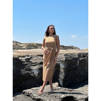 MARSiLYAN- Pamela Kuşakli Vatkali Elbi̇se