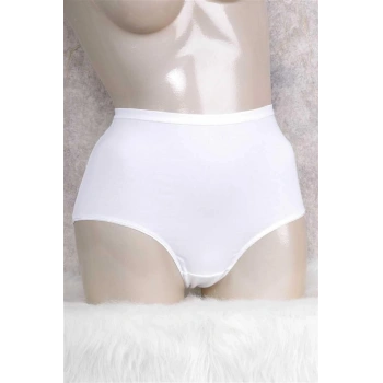 MARSiLYAN-  Pamuklu Yüksek Bel Geniş Bel Lastikli Külot