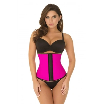 MARSiLYAN-  Pembe MI 9161 Terletici Agraflı Bel Korse