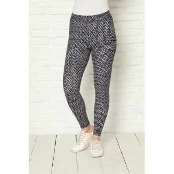 MARSiLYAN- Penye Likralı Tayt Lacivert