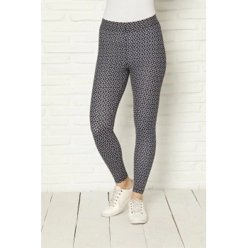 MARSiLYAN- Penye Likralı Tayt Lacivert