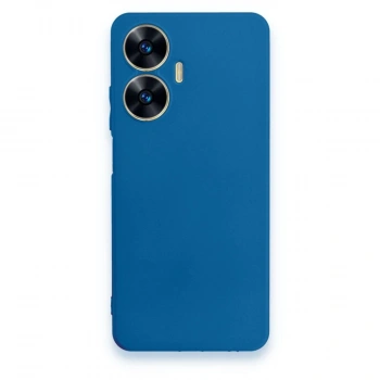 MARSİLYAN™- Realme C55 Kılıf First Silikon - Mavi