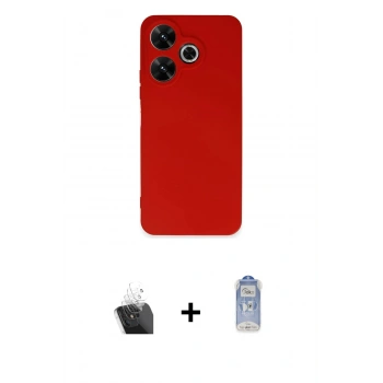 MARSİLYAN™- Redmi 13 4G Kılıf Kozmos Yansıma Özel Seri - Siyah Joko Magic 5D Cam + Kamera Lens Koruma Cam - SF