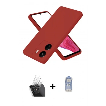 MARSİLYAN™- Redmi 13C Kılıf Kozmos Yansıma Özel Seri - Siyah Joko Magic 5D Cam + Kamera Lens Koruma Cam - SF
