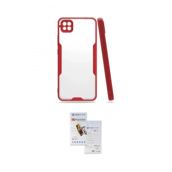 MARSİLYAN™- Redmi 9C Kılıf Atlas Asil Serisi - Siyah Seramik Nano Ekran Koruyucu