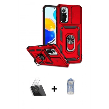 MARSİLYAN™- Redmi Note 10 Pro Kılıf Ahenk Klasik - Siyah Joko Magic 5D Cam + Kamera Lens Koruma Cam - SF