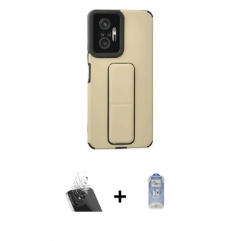MARSİLYAN™- Redmi Note 10 Pro Kılıf Çekirdek Yansıma - Siyah Joko Magic 5D Cam + Kamera Lens Koruma Cam - SF