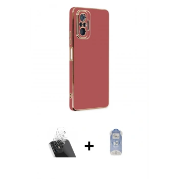 MARSİLYAN™- Redmi Note 10 Pro Kılıf Yankı Serisi - Siyah Joko Magic 5D Cam + Kamera Lens Koruma Cam - SF