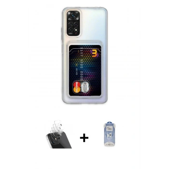 MARSİLYAN™- Redmi Note 11 Kılıf Doruk Klasik Koleksiyonu - Siyah Joko Magic 5D Cam + Kamera Lens Koruma Cam - SF