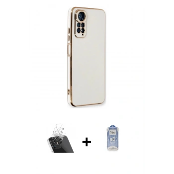 MARSİLYAN™- Redmi Note 11 Kılıf Yankı Serisi - Siyah Joko Magic 5D Cam + Kamera Lens Koruma Cam - SF