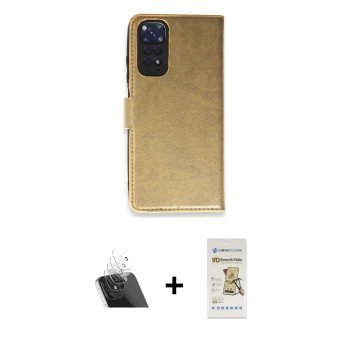 MARSİLYAN™- Redmi Note 11 Pro Kılıf Siluet Işık Serisi - Siyah Mat Seramik Nano Ekran Koruyucu + Kamera Lens Koruma Cam - SF