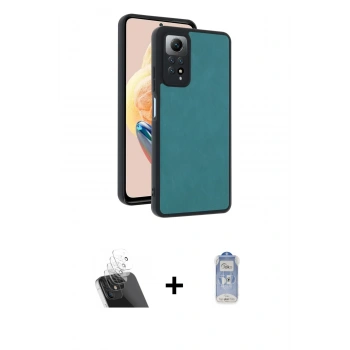 MARSİLYAN™- Redmi Note 12 Pro 4G Kılıf Kıvılcım Işık Serisi - Siyah Joko Magic 5D Cam + Kamera Lens Koruma Cam - SF