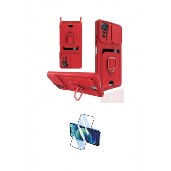 MARSİLYAN™- Redmi Note 12 Pro 4G Kılıf Vadi Form Prime - Siyah 3D Antistatik Seramik Nano Ekran Koruyucu