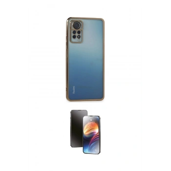MARSİLYAN™- Redmi Note 12 Pro 4G Kılıf Vadi Minimal - Siyah 3D Antistatik Mat Seramik Nano Ekran Koruyucu