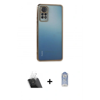 MARSİLYAN™- Redmi Note 12 Pro 4G Kılıf Vadi Minimal - Siyah Joko Magic 5D Cam + Kamera Lens Koruma Cam - SF