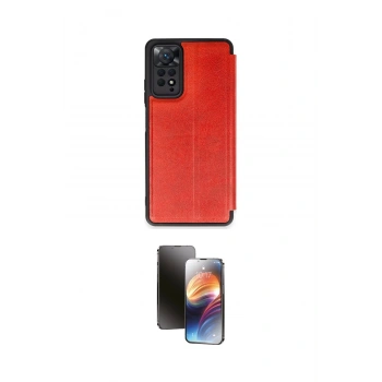 MARSİLYAN™- Redmi Note 12 Pro 4G Kılıf Zirve Yansıma Serisi - Siyah 3D Antistatik Mat Seramik Nano Ekran Koruyucu