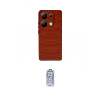 MARSİLYAN™- Redmi Note 13 Pro 4G Kılıf Doruk Form Serisi - Siyah Joko Magic 5D Cam