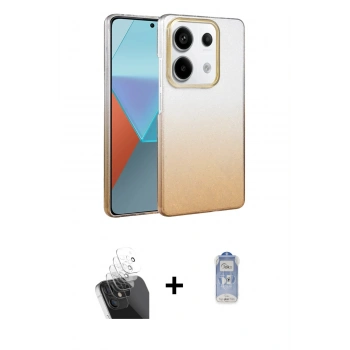 MARSİLYAN™- Redmi Note 13 Pro 4G Kılıf Kıvılcım Minimal Özel Seri - Siyah Joko Magic 5D Cam + Kamera Lens Koruma Cam - SF