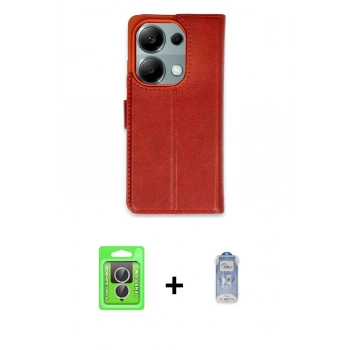 MARSİLYAN™- Redmi Note 13 Pro 4G Kılıf Siluet Işık Serisi - Siyah Joko Magic 5D Cam + Raze Metal Kamera Lens - GS