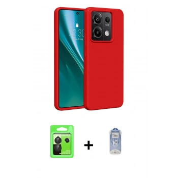 MARSİLYAN™- Redmi Note 13 Pro 5G Kılıf Kozmos Yansıma Özel Seri - Siyah Joko Magic 5D Cam + Raze Metal Kamera Lens - SH