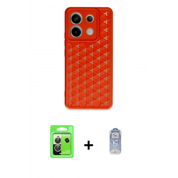 MARSİLYAN™- Redmi Note 13 Pro 5G Kılıf Zirve Form - Siyah Joko Magic 5D Cam + Raze Metal Kamera Lens - GS